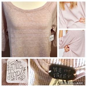 XS We The Free/Free People Sacramento 3/4 Lav Tee